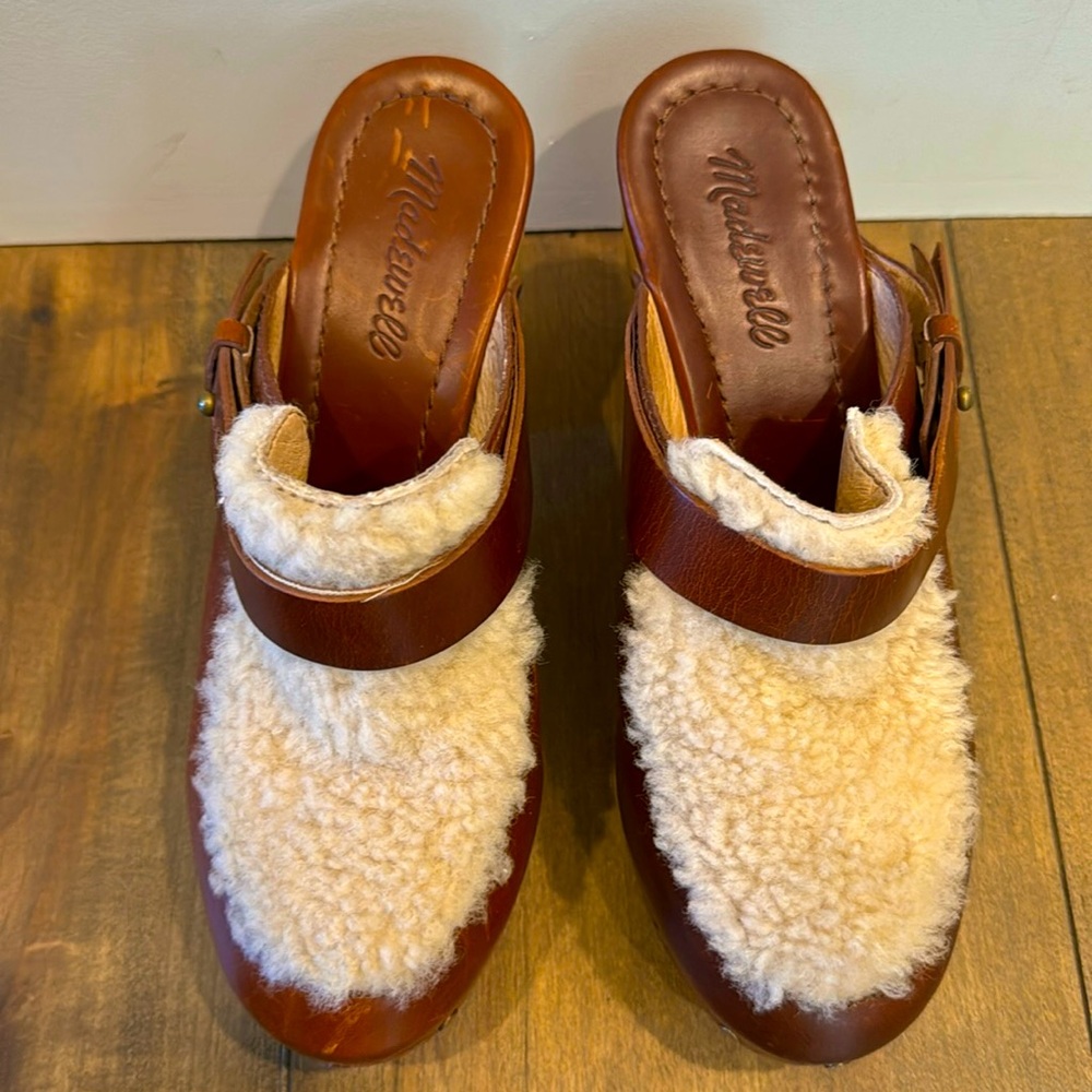 MADEWELL SHEARLING HIGH CLOG - Super Adorable!! Perfect for Fall / Winter!!